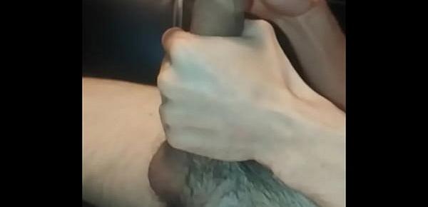  Foreskin masturbation technique with slow motion